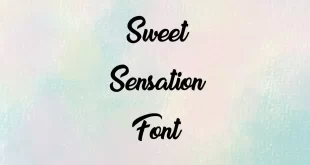Sweet Sensation Font