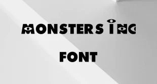 Monsters Inc Font