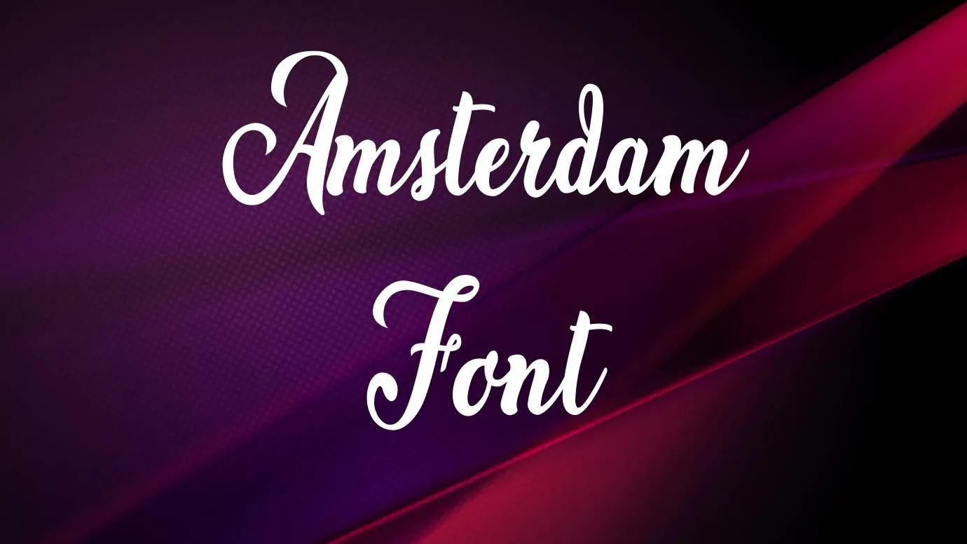 Amsterdam Font
