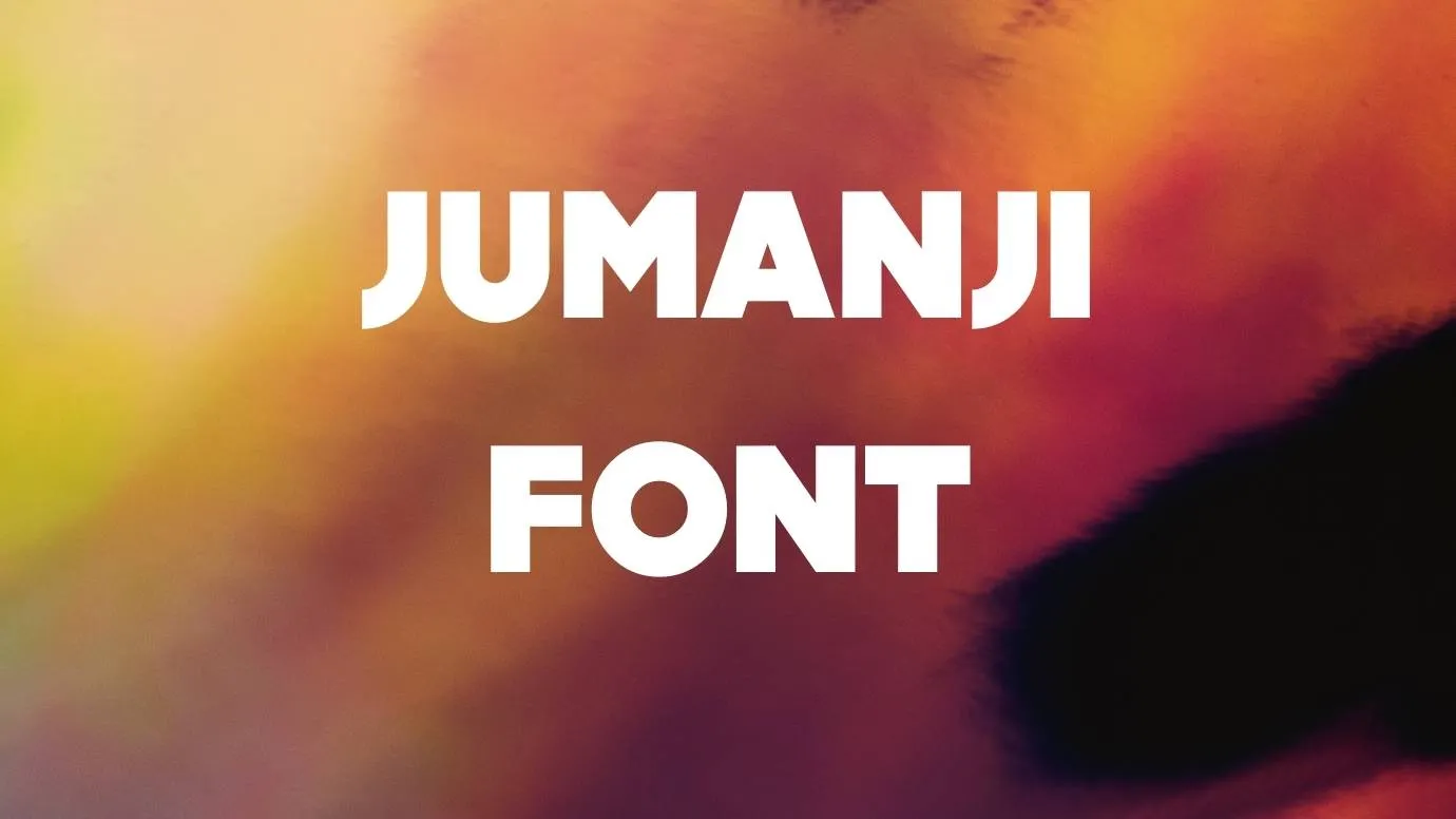 Jumanji Font