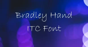 Bradley Hand ITC Font