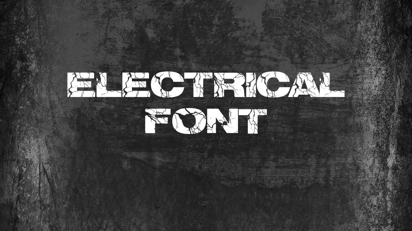 Electrical Font