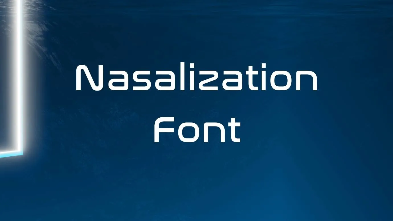 nasalization font