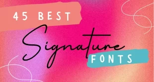 45 Best Signature Fonts