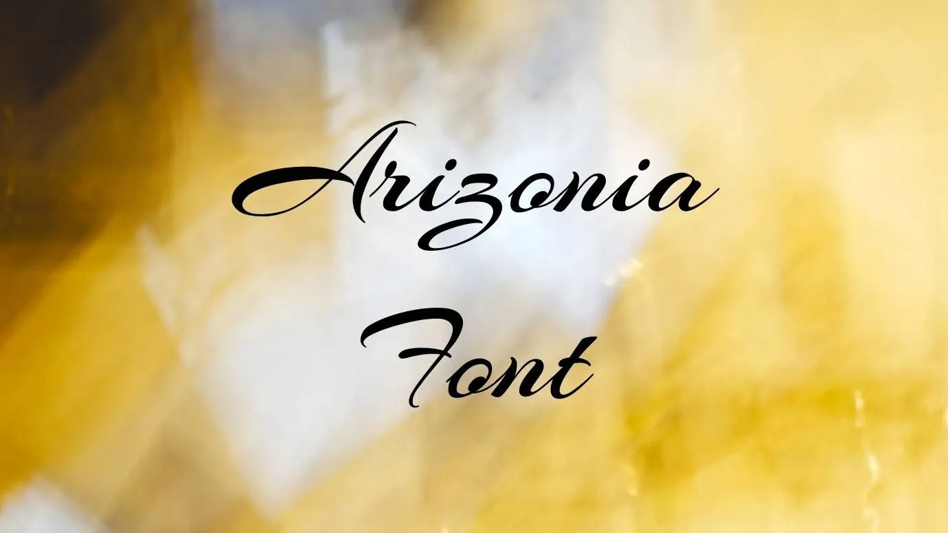 Arizonia Font Family