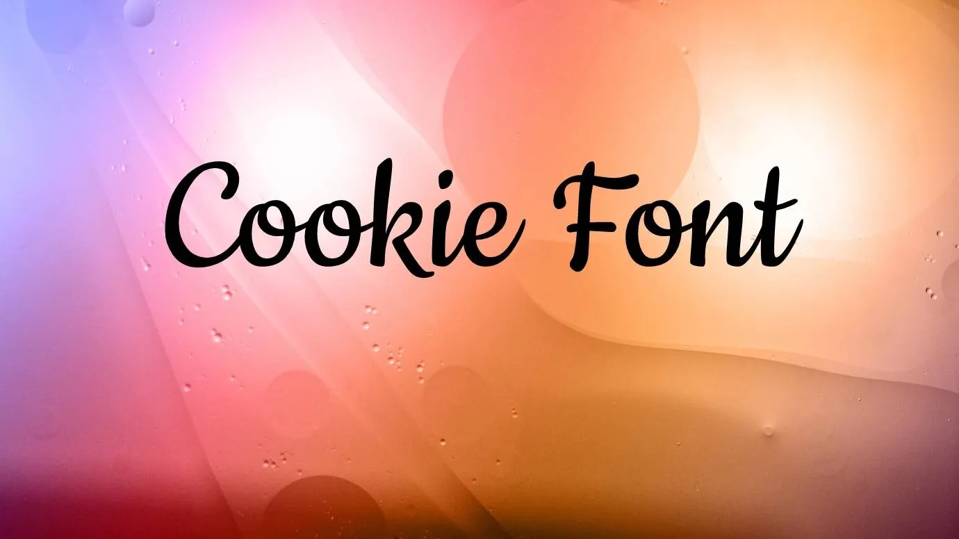 Cookie Font Family