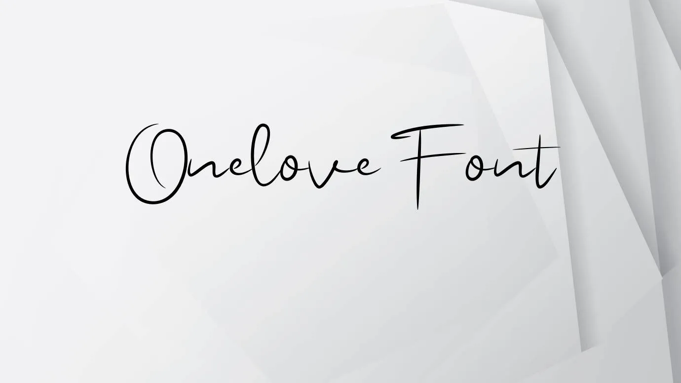 onelove font - 45 Best Signature Fonts Free Download