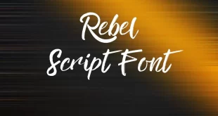 Rebel Script Font