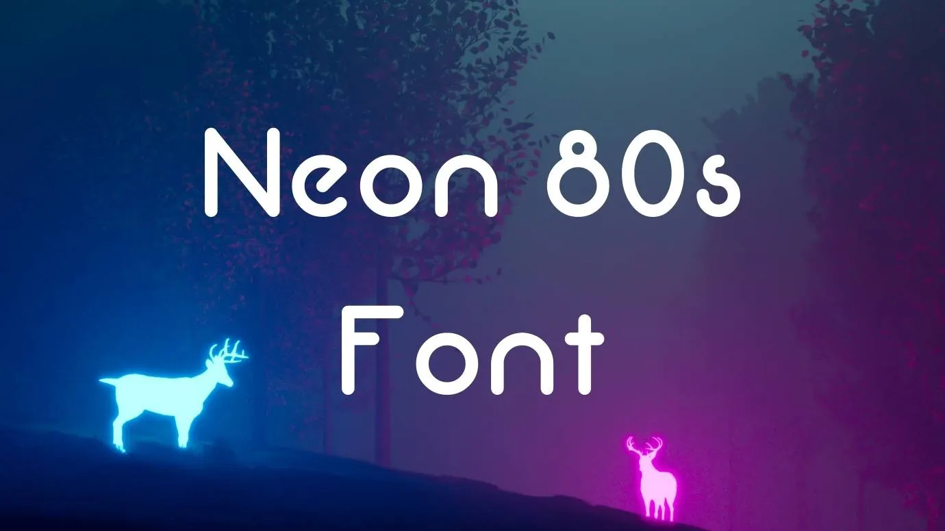 Neon 80s Font