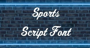 Sports Script Font