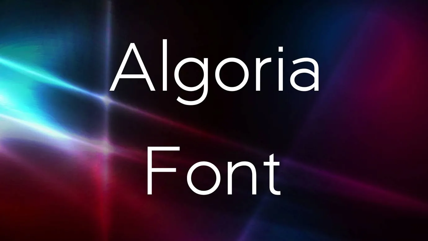 Algoria Font