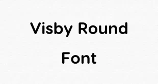 Visby Round Font