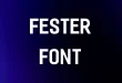 Fester Font