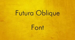 Futura Oblique Font