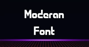 Moderan Font