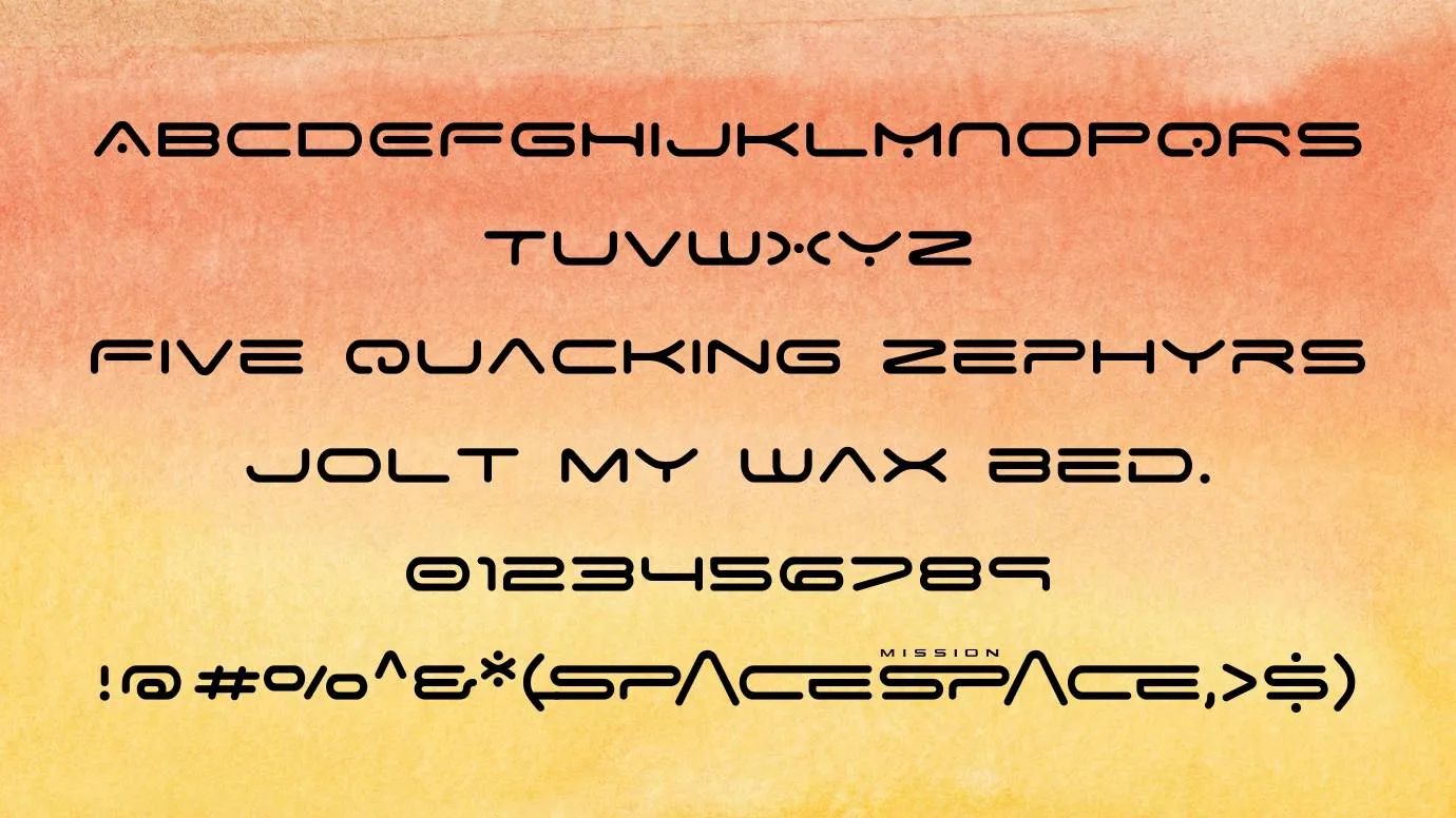 Space Age Font