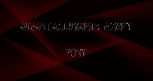 Ahsan Calligraphy Script Font