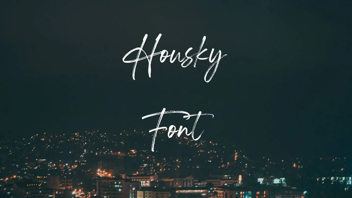 Housky Font