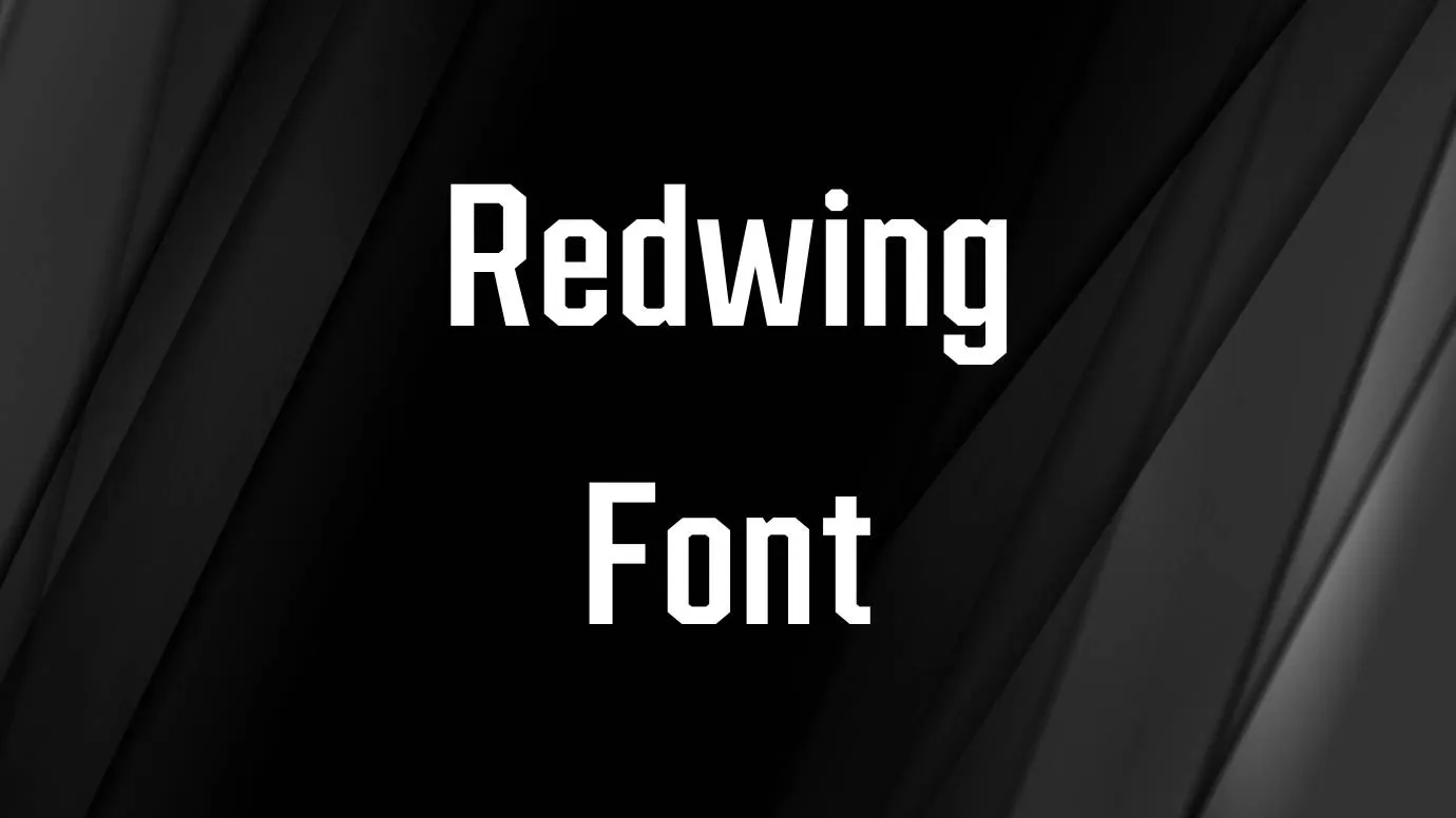 Redwing Font