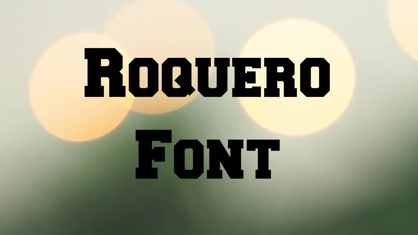 Roquero Font