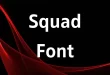 Squad Font