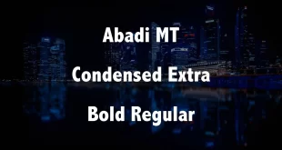 Abadi MT Condensed Extra Bold Font