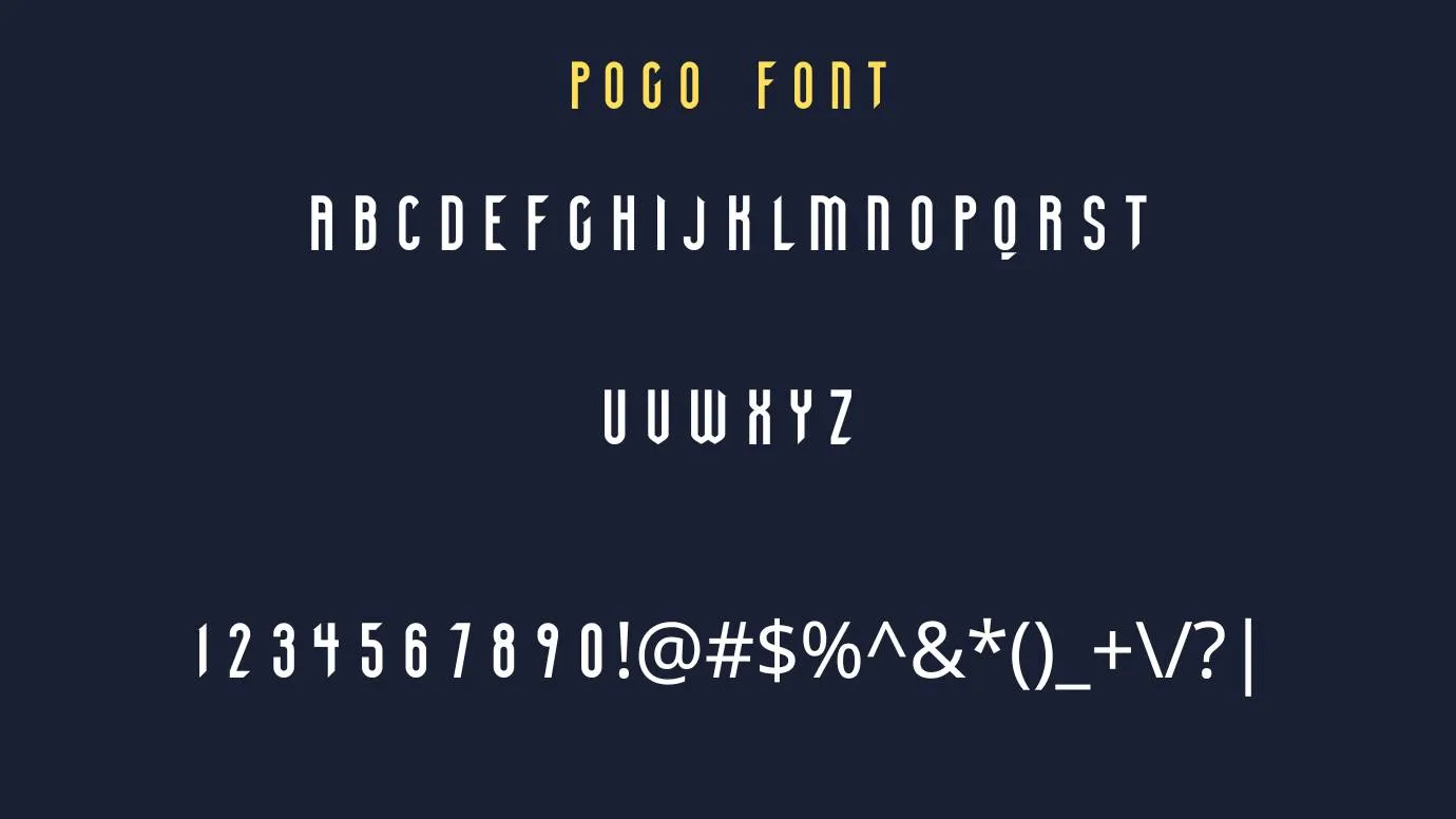 Pogo Font