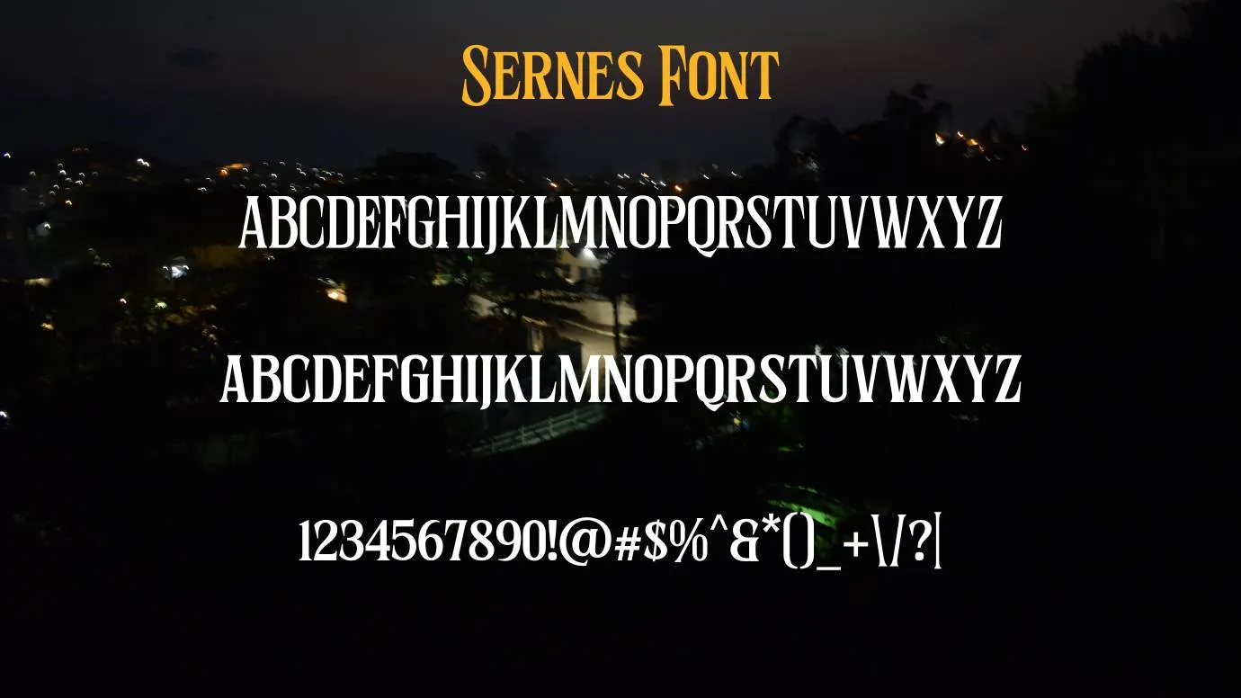 Sernes Font
