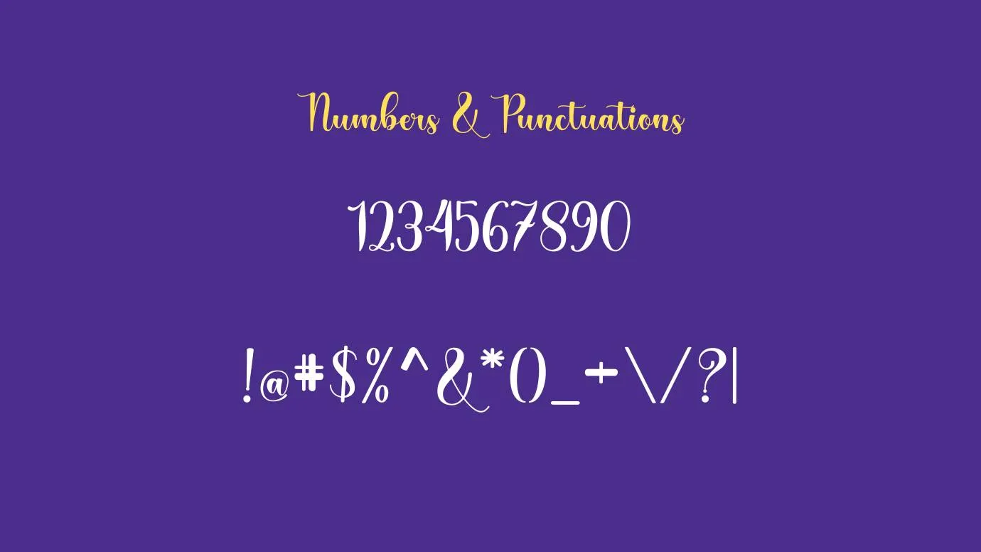 The Purple Love Font