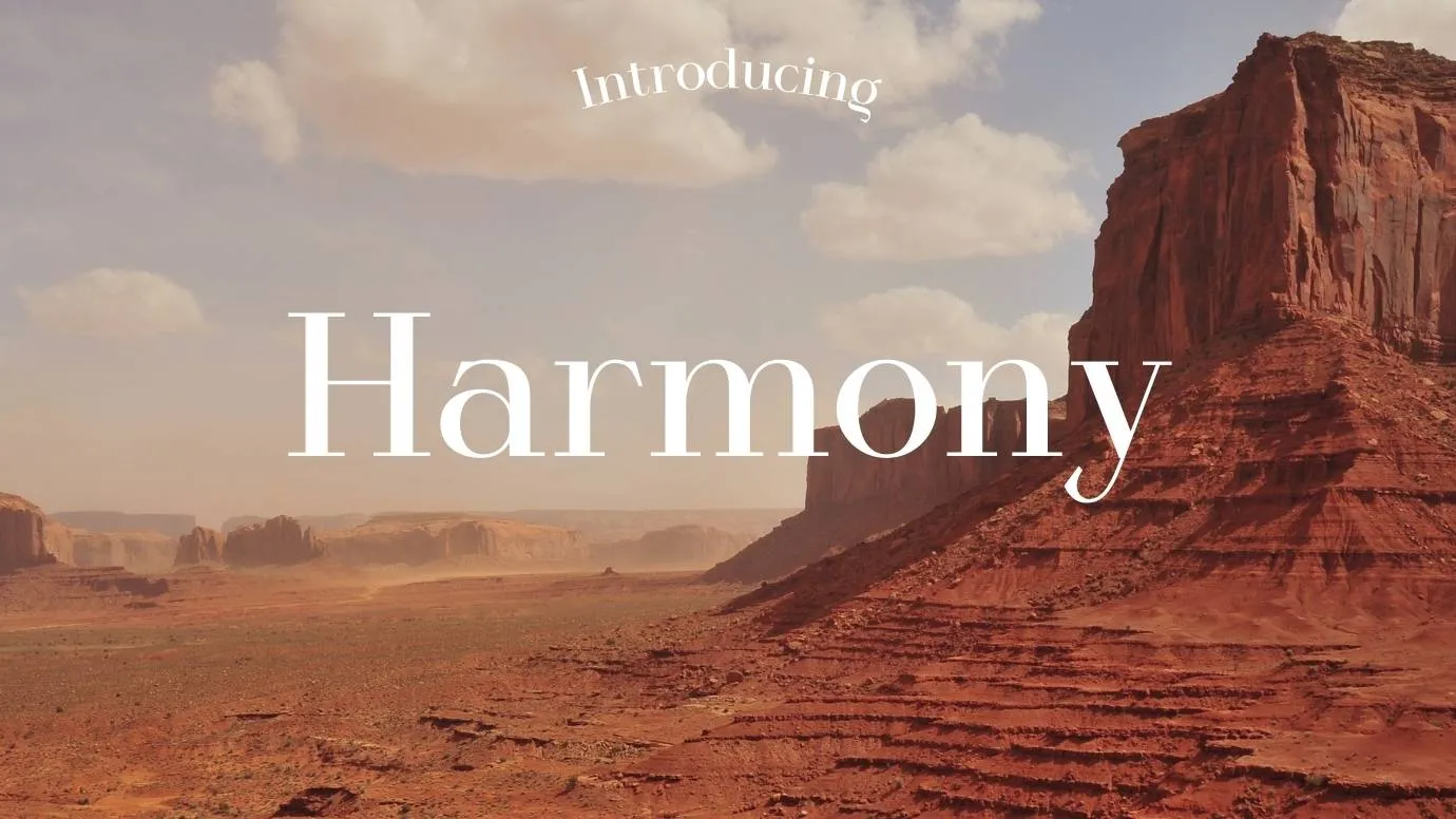 Harmony Font
