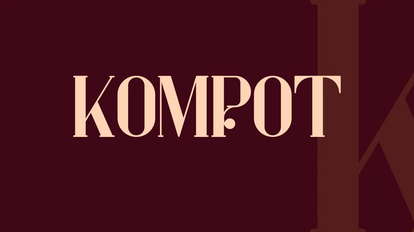 Kompot Font Free Download