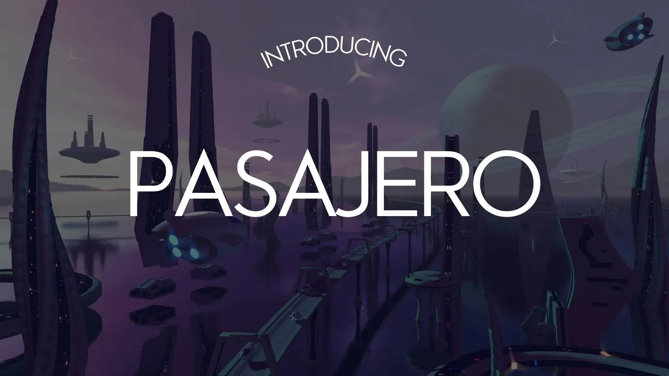 Pasajero Font