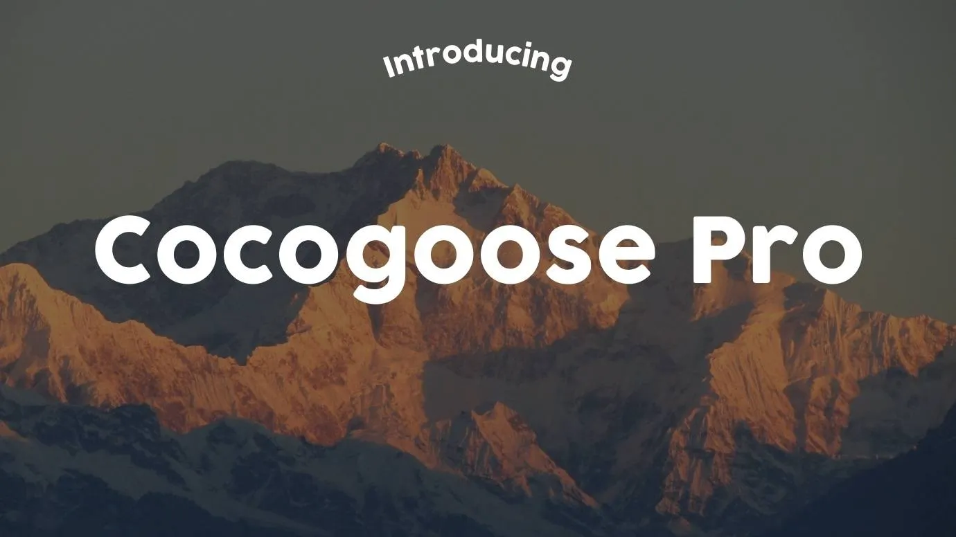 Cocogoose Pro Font