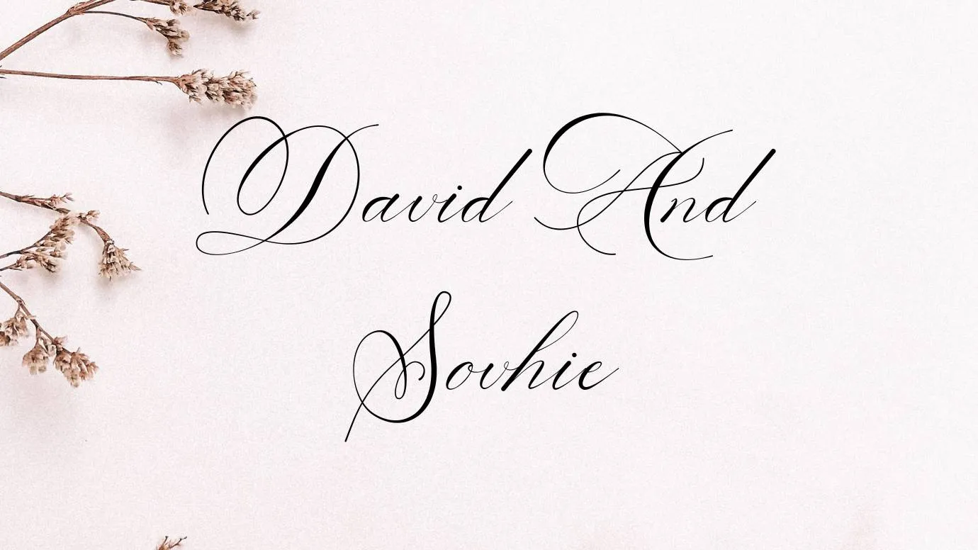 David And Sovhie Font
