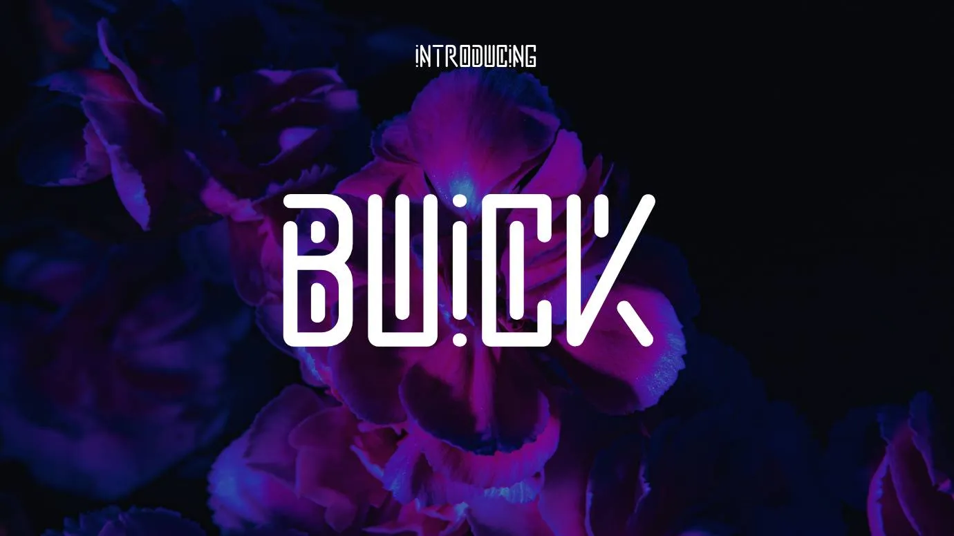 Buick Font