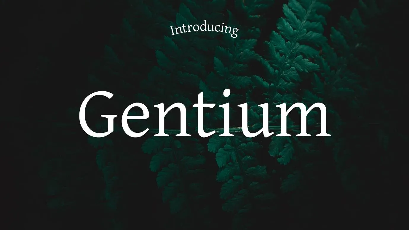 Gentium Font