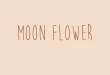 Moon Flower Font