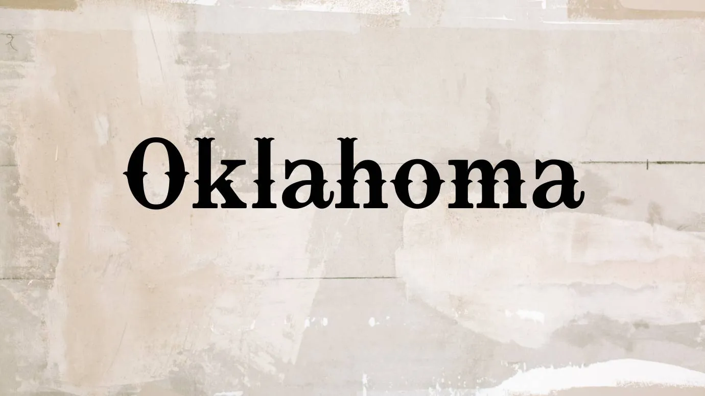 Oklahoma Font