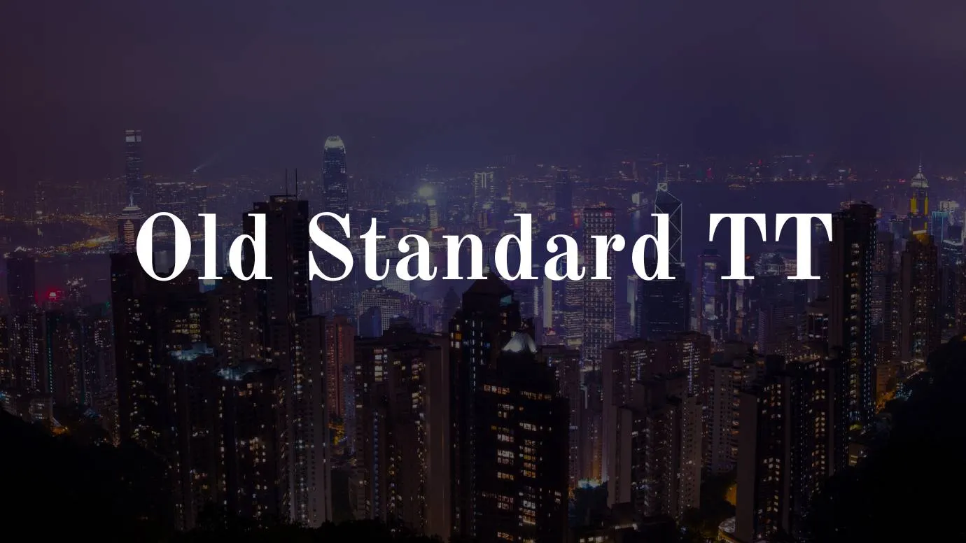 Old Standard TT Font