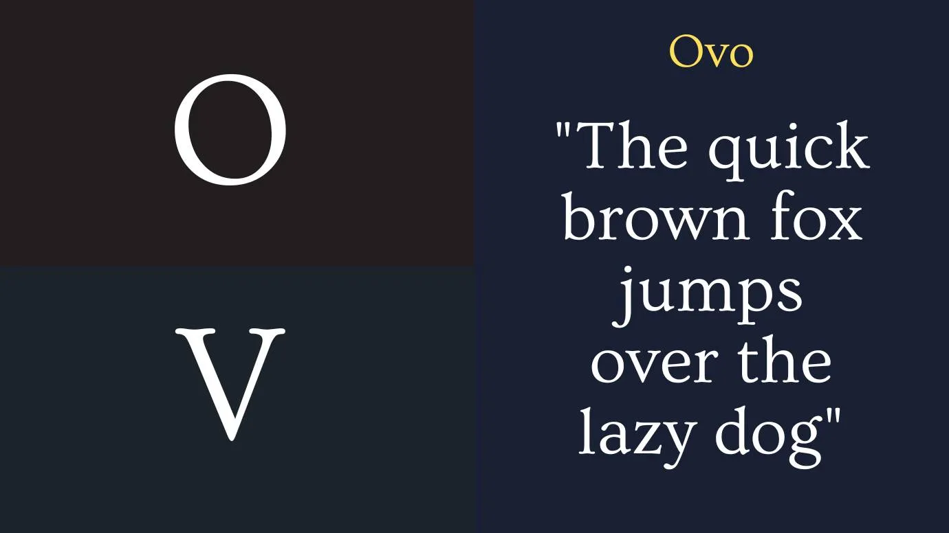 Ovo Font