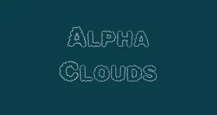 Alpha Clouds Font