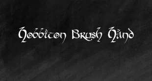 Hobbiton Brush Hand Font