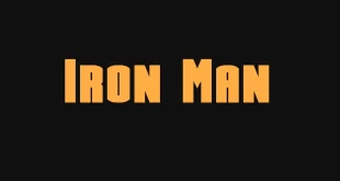Iron Man Font