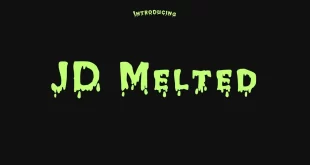 JD Melted Font