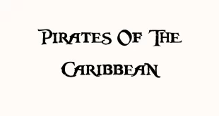 Pirates Of The Caribbean Font