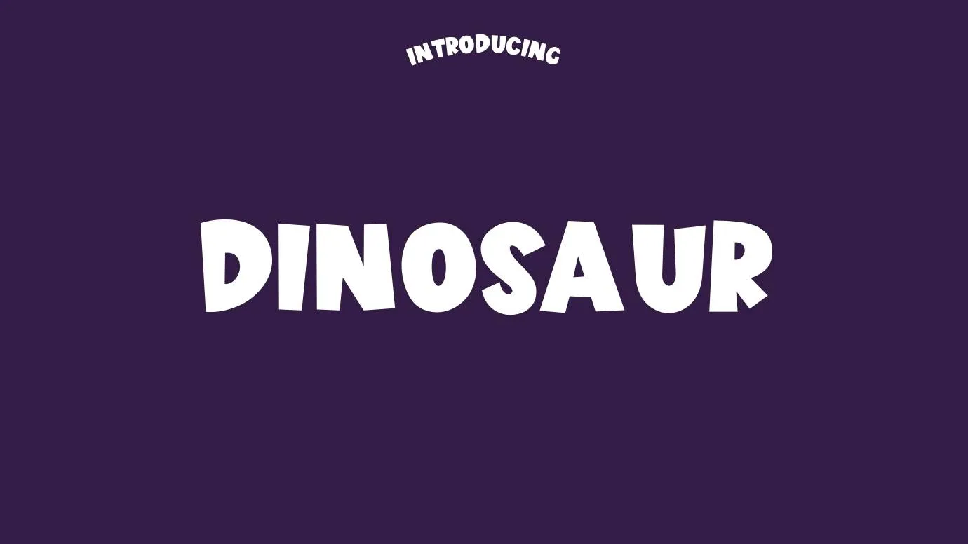 Dinosaur Font