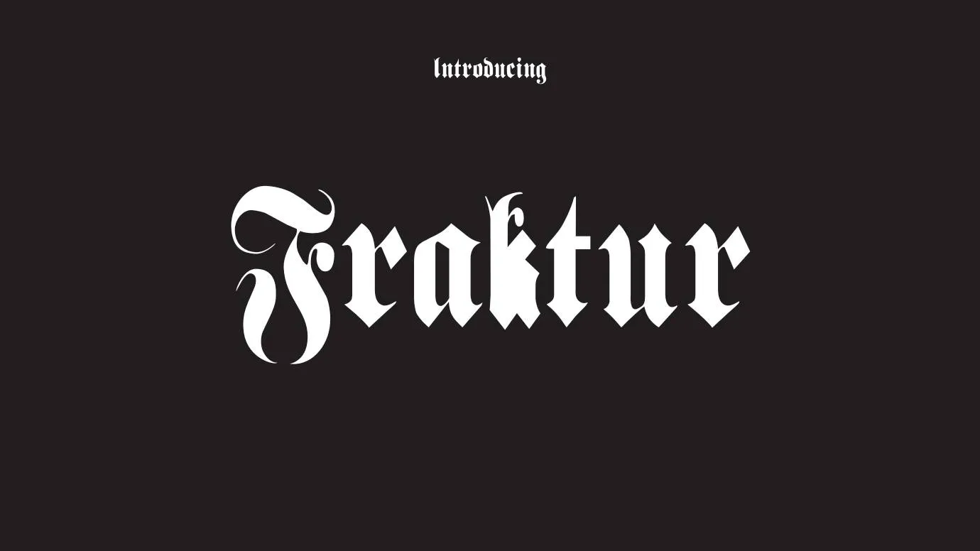 Fraktur Font