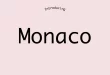 Monaco Font
