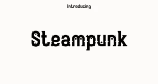 Steampunk Font