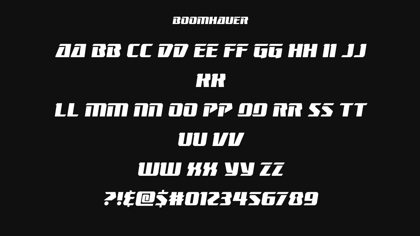 Boomhauer Font